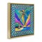 Stupell Industries Sun Rays & Palm Tree with Border Floating Frame By Nettie Price